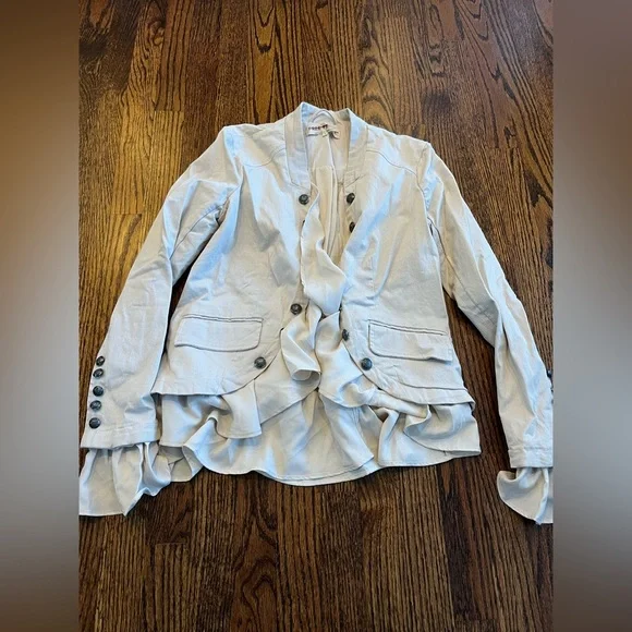 We the Free Free People Ruffles Romance Jacket size XS